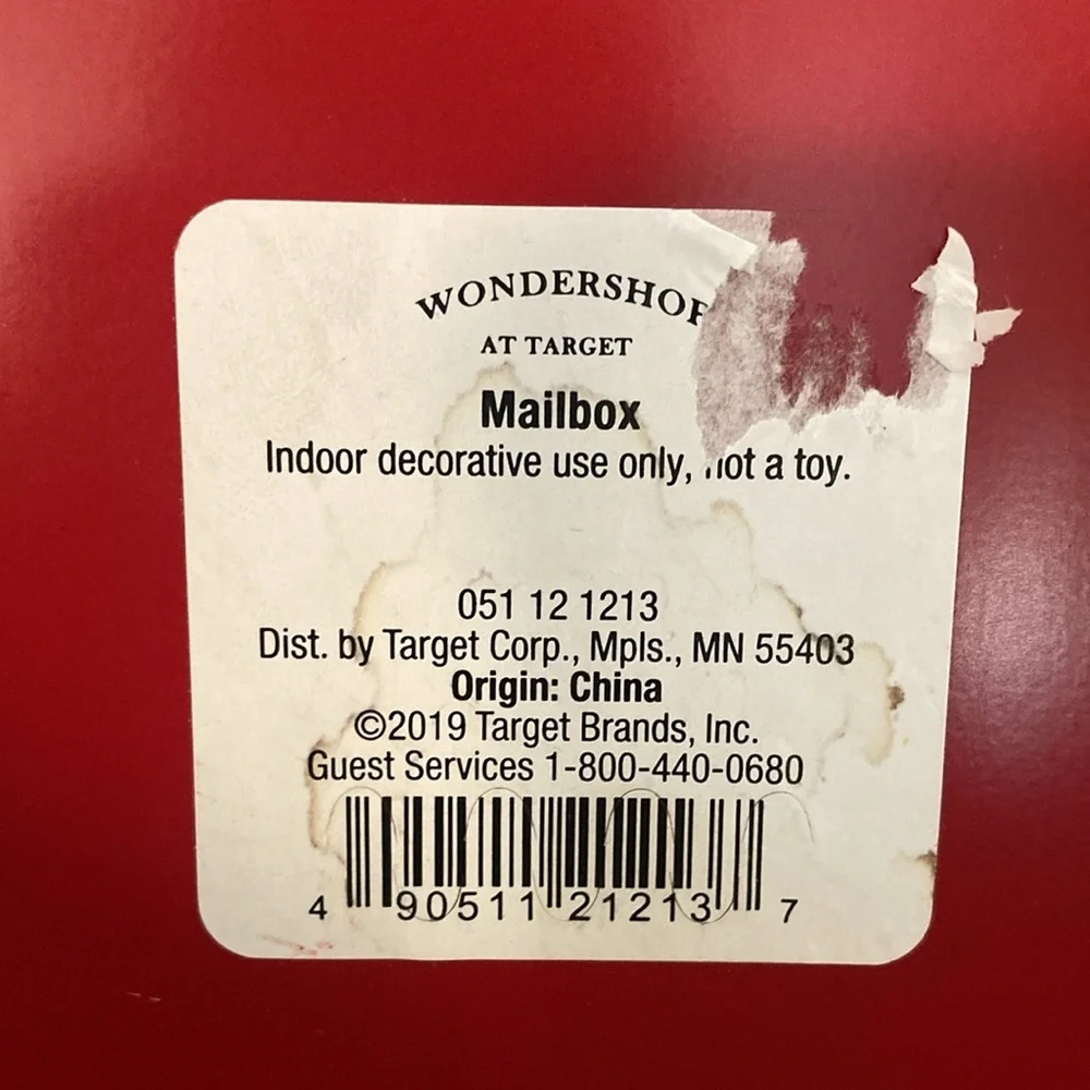 Target Wondershop 2019 Letters to Santa North Pole Mailbox